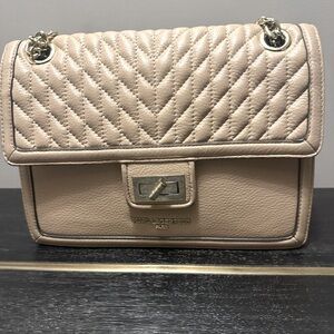 Tan Karl Lagerfeld bag